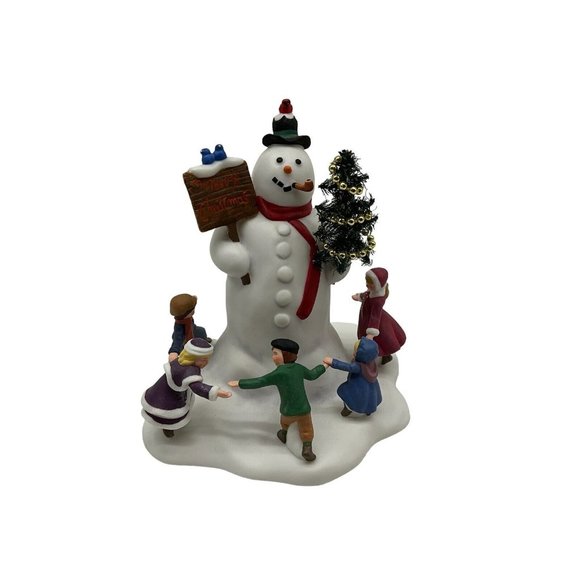 Department 56 Village Square Snowman Village Accessories Vtg Retired Collectible - Picture 3 of 16